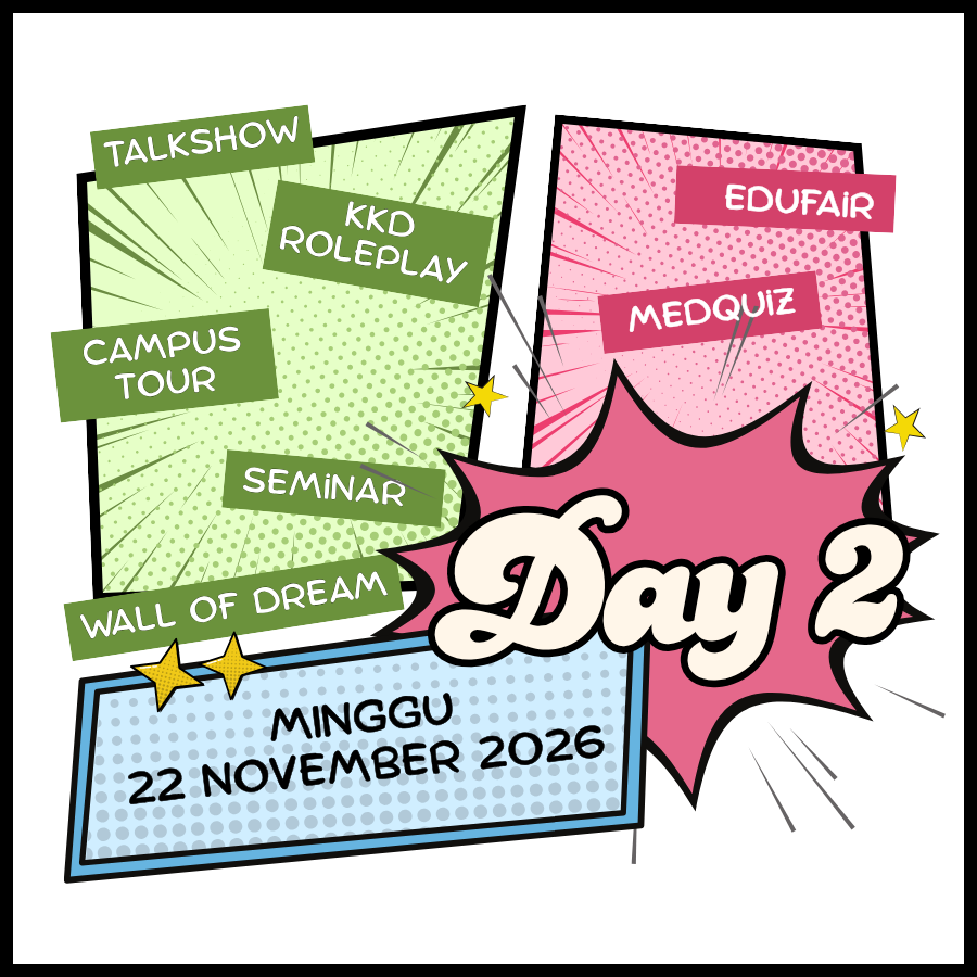Poster Day 2 — Minggu, 22 November 2026. Rangkaian acara sama dengan Day 1.